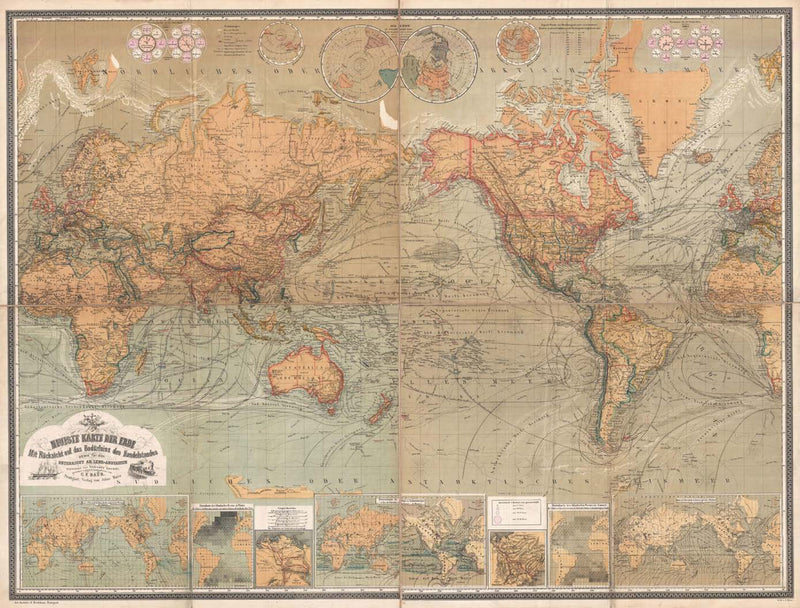 World Maps The New World Wallpaper MAP758006