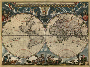 World Maps Totvis Terrarvum Orbis Wallpaper MAP758008