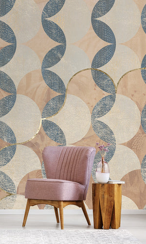 tropical geometric wallpaper canada