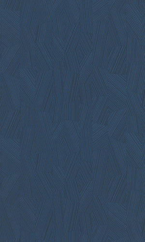 Muse Blue Striped Facets - All-Over MU3008