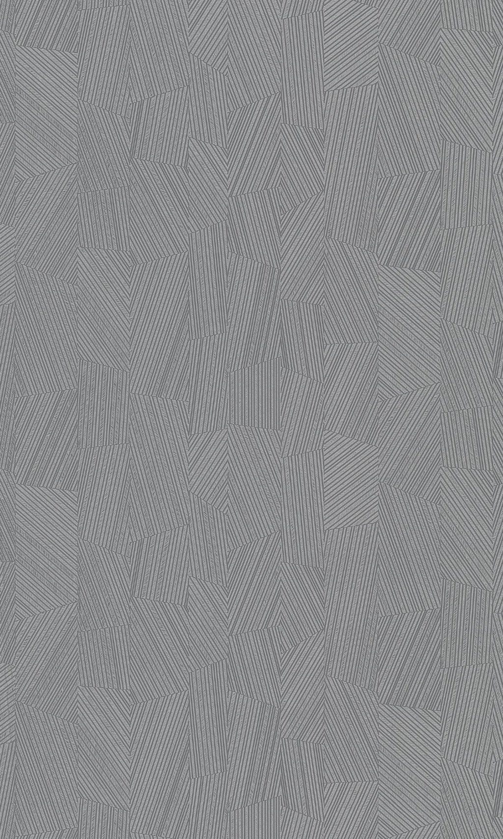 Muse Gray Striped Facets - All-Over MU3007