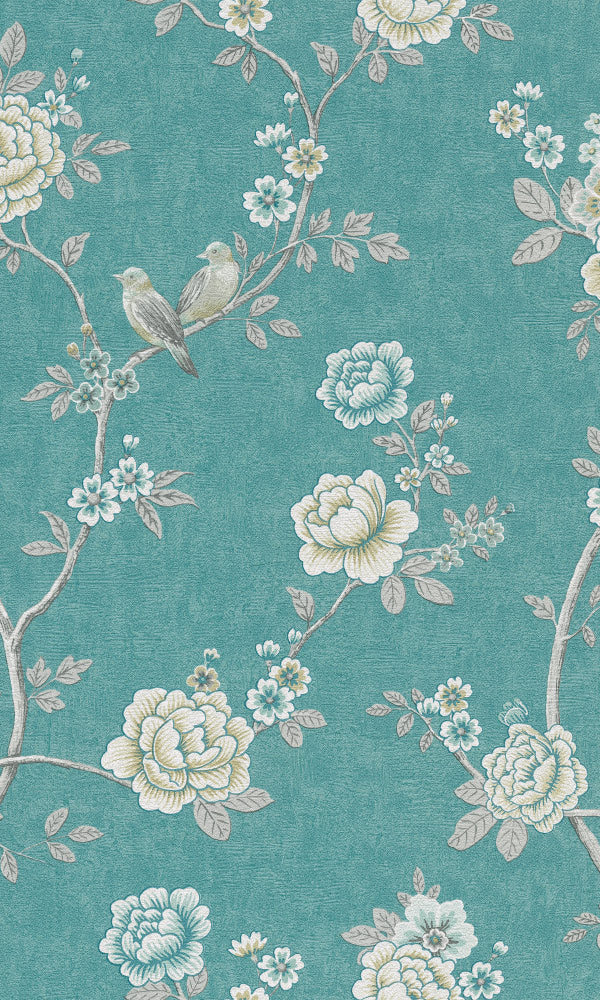 vintage floral chinoiserie wallpaper canada
