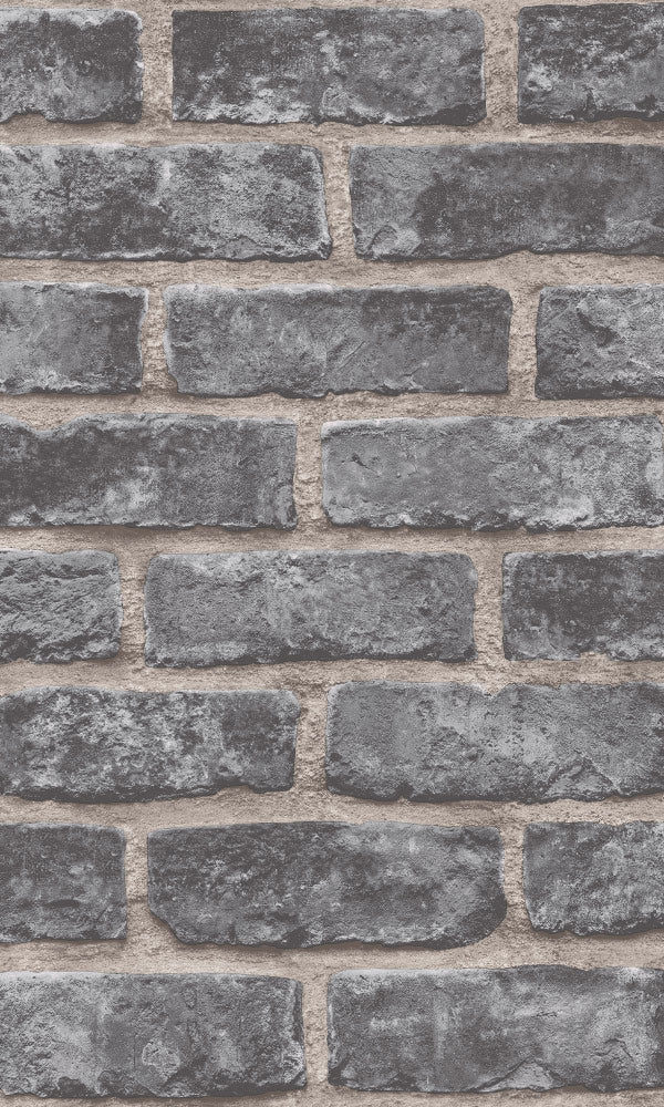 faux brick wall wallpaper