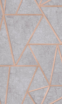 metallic geometric wallpaper