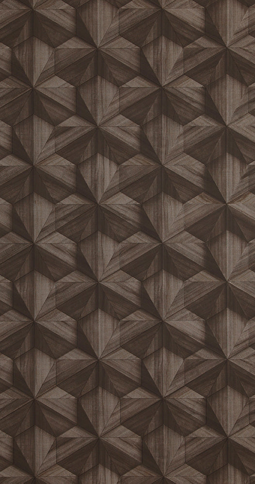 Loft Wooden Hexagon Wallpaper 218410