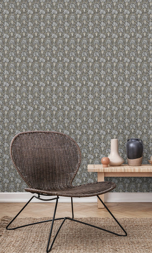 art deco geometric living room wallpaper canada