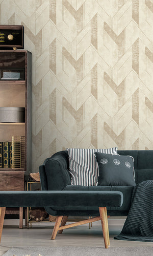 large geometric living room wallpaper canada