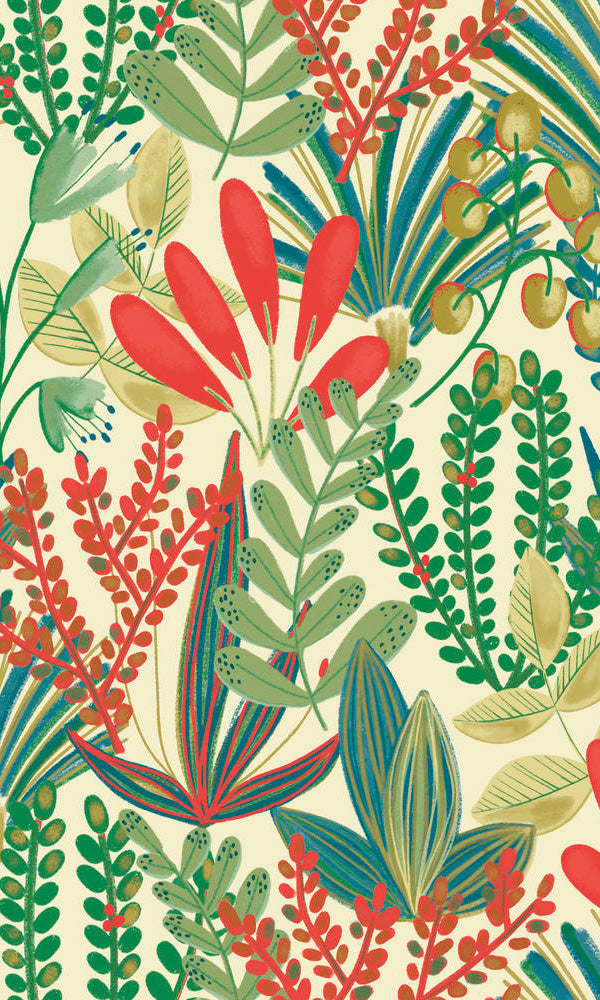 botanical tropical wallpaper canada
